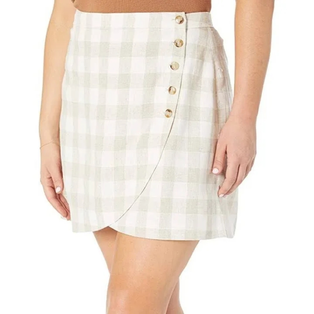 Madewell Gingham Skirt